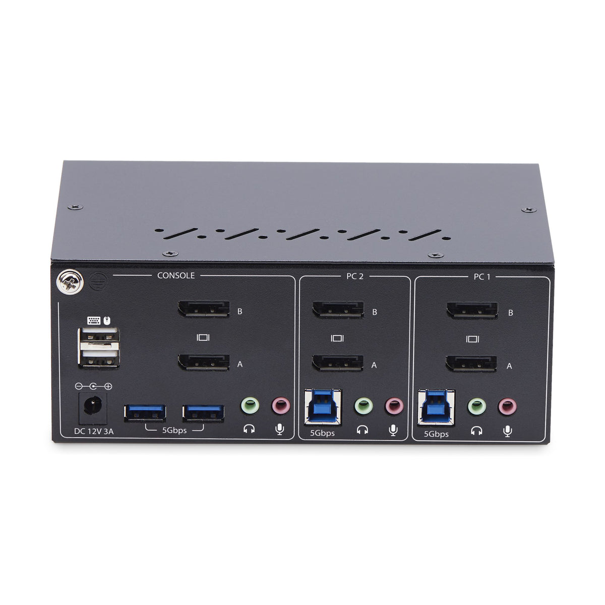 STARTECH KVM switch Black (P2DD46A2-KVM-SWITCH) - Cartouches Certifiees