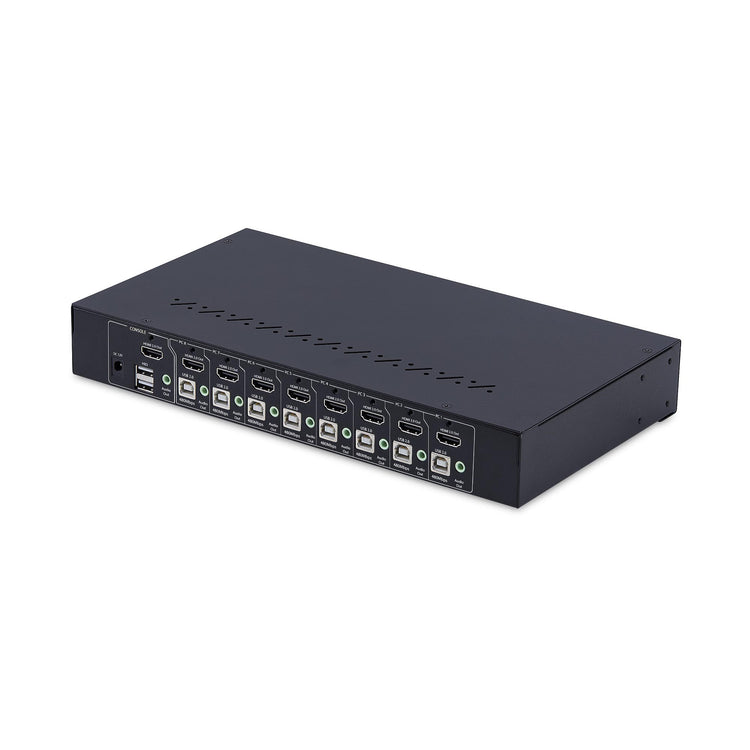 STARTECH KVM switch Rack mounting Black (R8AH202-KVM-SWITCH) - Cartouches Certifiees