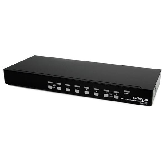 STARTECH commutateur écran, clavier et souris Grille de montage Noir (SV831DVIU)