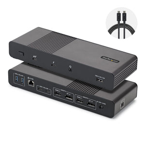 STARTECH laptop dock/port replicator Wired Thunderbolt 5 Black, Grey (206N-TB5USB4DOCK) - Cartouches Certifiees