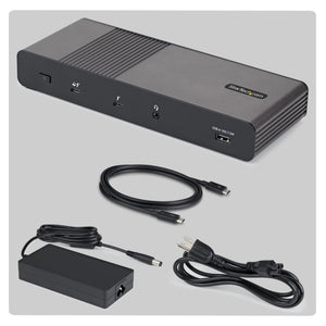 STARTECH laptop dock/port replicator Wired Thunderbolt 5 Black, Grey (206N-TB5USB4DOCK) - Cartouches Certifiees