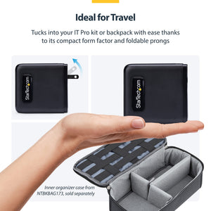 STARTECH mobile device charger Universal Black AC Fast charging Indoor (2210GN-WALL-CHARGER) - Cartouches Certifiees