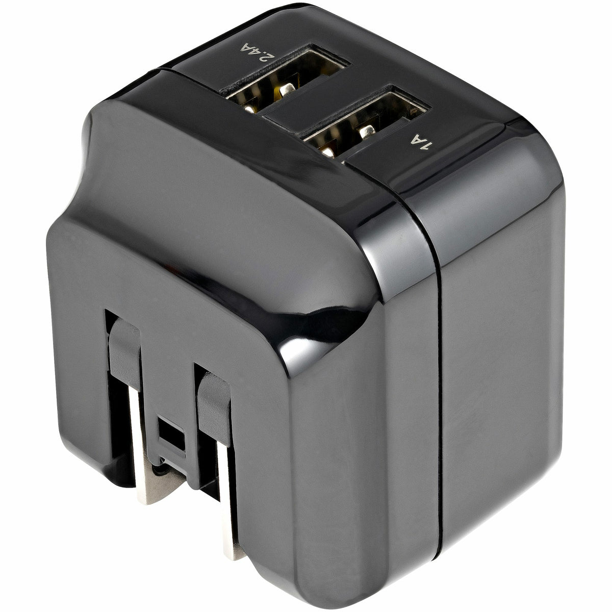 STARTECH mobile device charger Universal Black AC Indoor (USB2PACUBK) - Cartouches Certifiees
