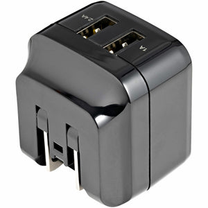 STARTECH mobile device charger Universal Black AC Indoor (USB2PACUBK) - Cartouches Certifiees