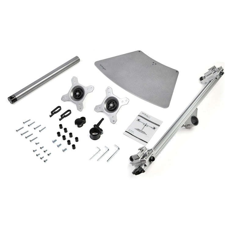 STARTECH monitor mount / stand 61 cm (24") Desk Stainless steel (ARMDUOSS) - Cartouches Certifiees