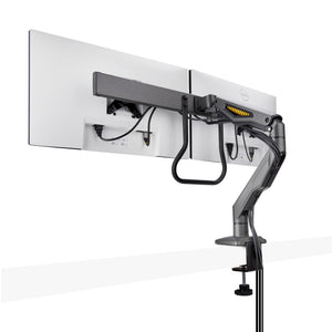 STARTECH monitor mount / stand 68,6 cm (27") Desk Black (H2M1AS2-MONITOR-ARM) - Cartouches Certifiees