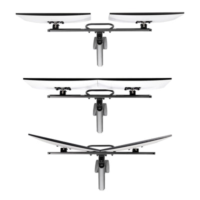 STARTECH monitor mount / stand 68,6 cm (27") Desk Black (H2M1AS2-MONITOR-ARM) - Cartouches Certifiees