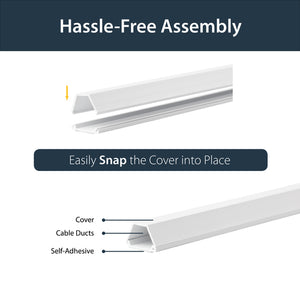STARTECH mounting kit White PVC (TC6W2) - Cartouches Certifiees