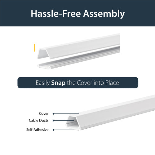 STARTECH mounting kit White PVC (TC6W2) - Cartouches Certifiees