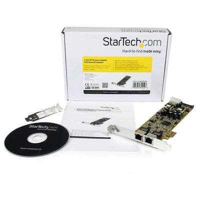 STARTECH network card Internal Ethernet 2000 Mbit/s (ST2000PEXPSE) - Cartouches Certifiees