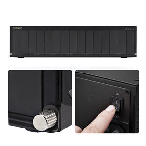 STARTECH network equipment chassis Black (MCM15-MEDIA-CHASSIS) - Cartouches Certifiees