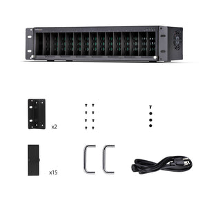 STARTECH network equipment chassis Black (MCM15-MEDIA-CHASSIS) - Cartouches Certifiees