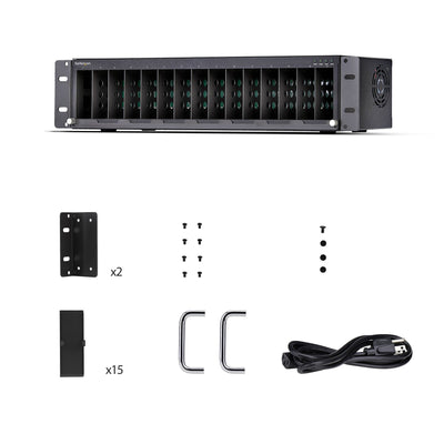 STARTECH network equipment chassis Black (MCM15-MEDIA-CHASSIS) - Cartouches Certifiees