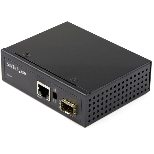 STARTECH convertisseur de support réseau 1000 Mbit/s Multimode, Monomode Noir (IMC1GSFP)