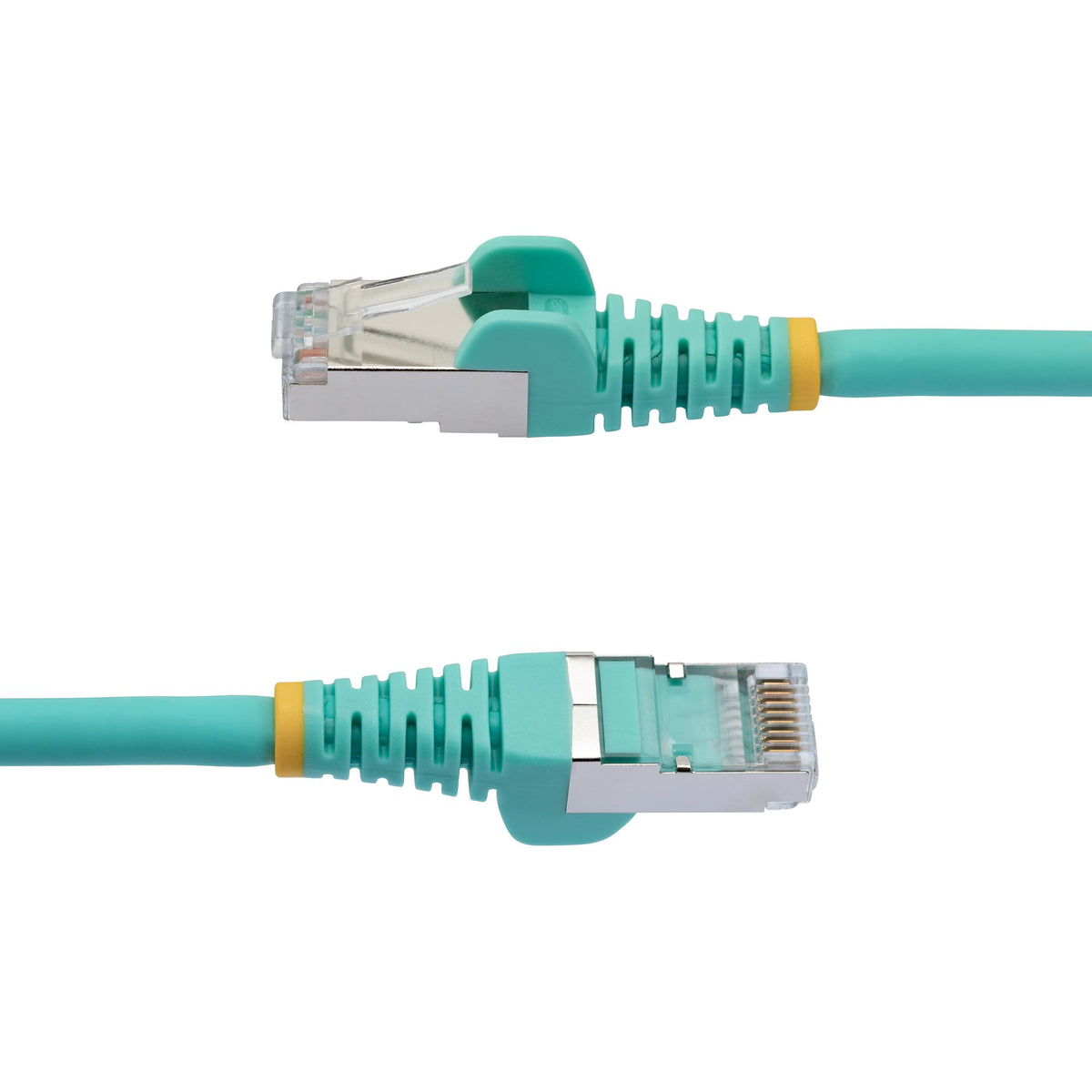 STARTECH networking cable Aqua colour 6,1 m S/FTP (S-STP) Round (NLAQ-20F-CAT6A-PATCH) - Cartouches Certifiees