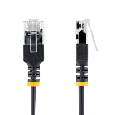 STARTECH networking cable Black 2,1 m Cat6a U/UTP (UTP) Round (N6APATUTP34BKS-7FT) - Cartouches Certifiees