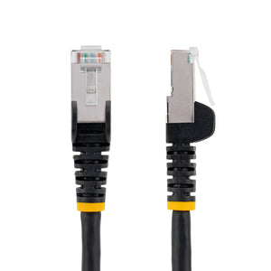 STARTECH networking cable Black 2,1 m S/FTP (S-STP) Round (NLBK-7F-CAT6A-PATCH) - Cartouches Certifiees