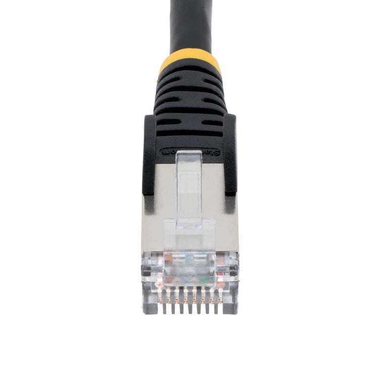 STARTECH networking cable Black 3,6 m S/FTP (S-STP) Round (NLBK-12F-CAT6A-PATCH) - Cartouches Certifiees