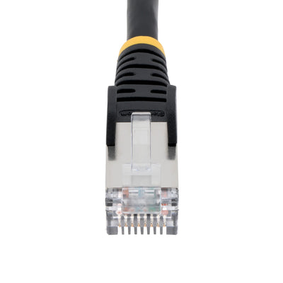 STARTECH networking cable Black 30,5 m Cat6a S/FTP (S-STP) Round (NLBK-100F-6A-PATCH) - Cartouches Certifiees