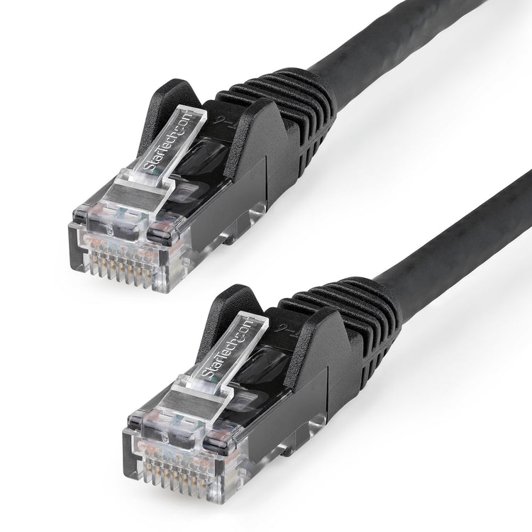 STARTECH networking cable Black 4,6 m Cat6 U/UTP (UTP) Round (N6LPATCH15BK) - Cartouches Certifiees