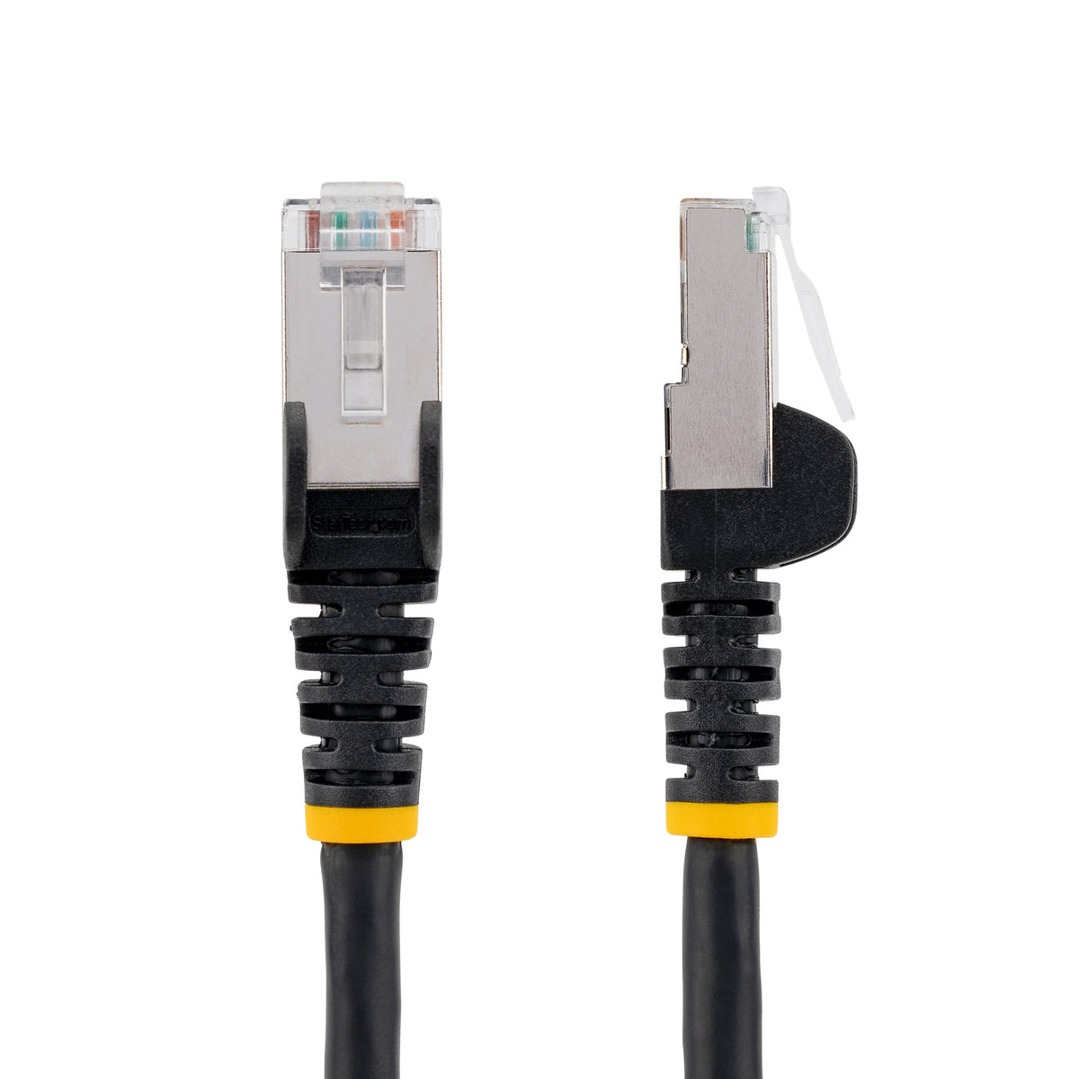 STARTECH networking cable Black 6,1 m S/FTP (S-STP) Round (NLBK-20F-CAT6A-PATCH) - Cartouches Certifiees