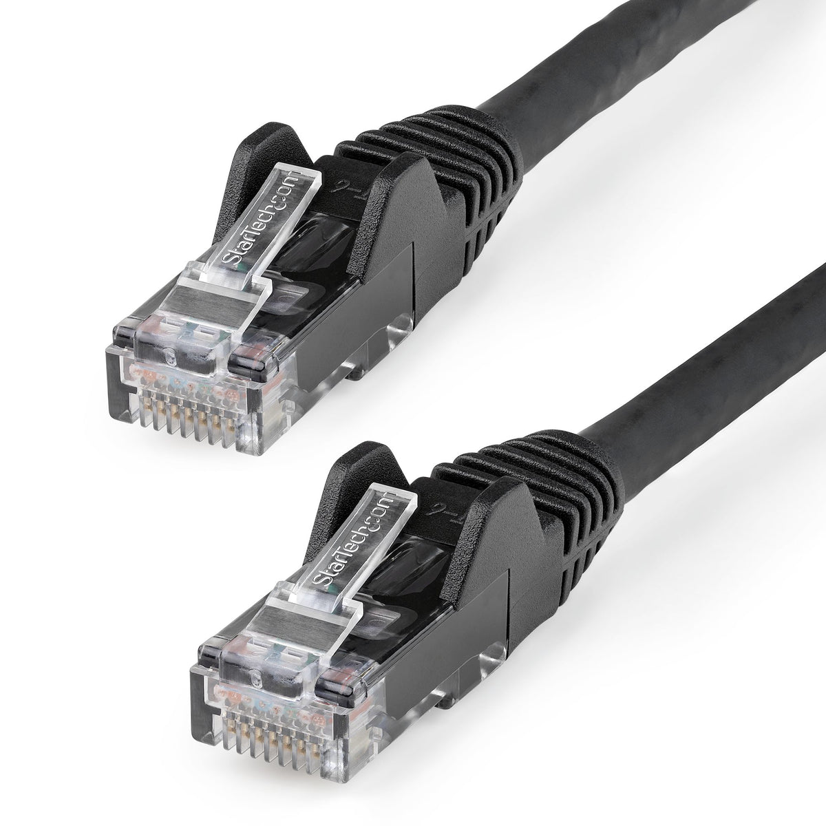 STARTECH networking cable Black 7,6 m Cat6 U/UTP (UTP) (N6LPATCH25BK) - Cartouches Certifiees