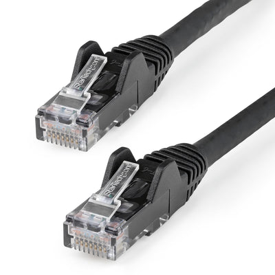 STARTECH networking cable Black 7,6 m Cat6 U/UTP (UTP) (N6LPATCH25BK) - Cartouches Certifiees