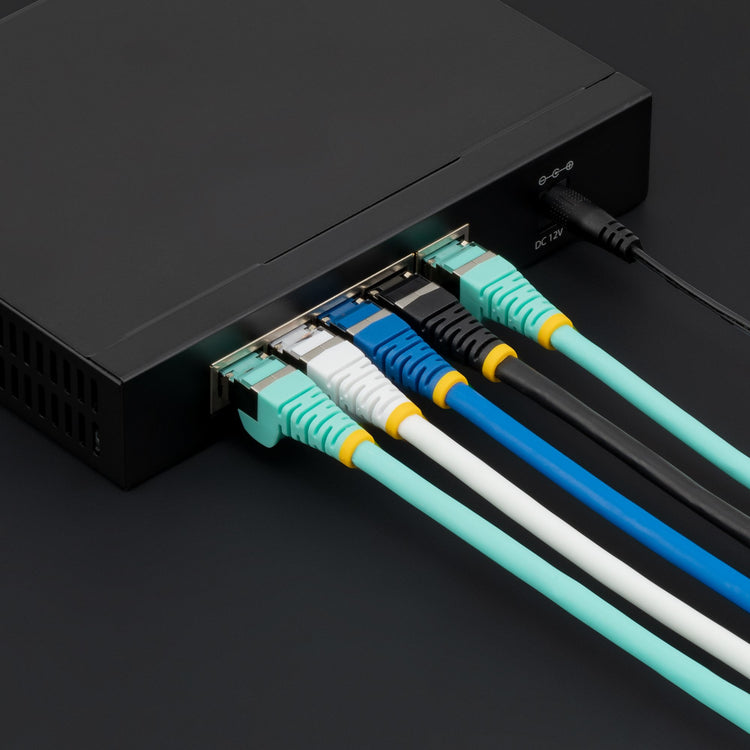 STARTECH networking cable Blue 1,2 m S/FTP (S-STP) Round (NLBL-4F-CAT6A-PATCH) - Cartouches Certifiees