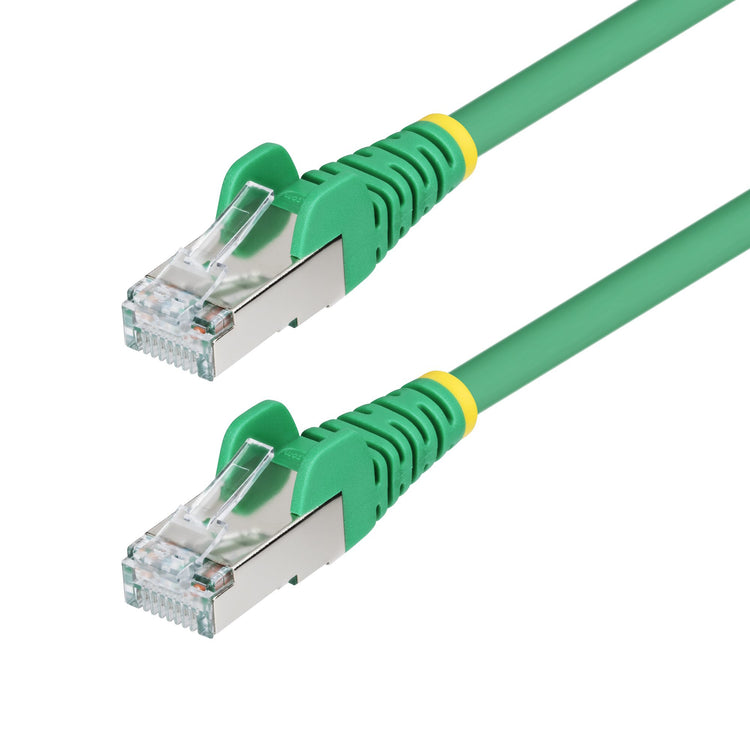 STARTECH networking cable Green 0,305 m S/FTP (S-STP) Round (NLGN-1F-CAT6A-PATCH) - Cartouches Certifiees