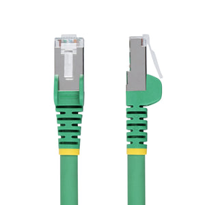 STARTECH networking cable Green 0,305 m S/FTP (S-STP) Round (NLGN-1F-CAT6A-PATCH) - Cartouches Certifiees