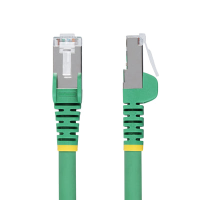 STARTECH networking cable Green 7,6 m S/FTP (S-STP) Round (NLGN-25F-CAT6A-PATCH) - Cartouches Certifiees