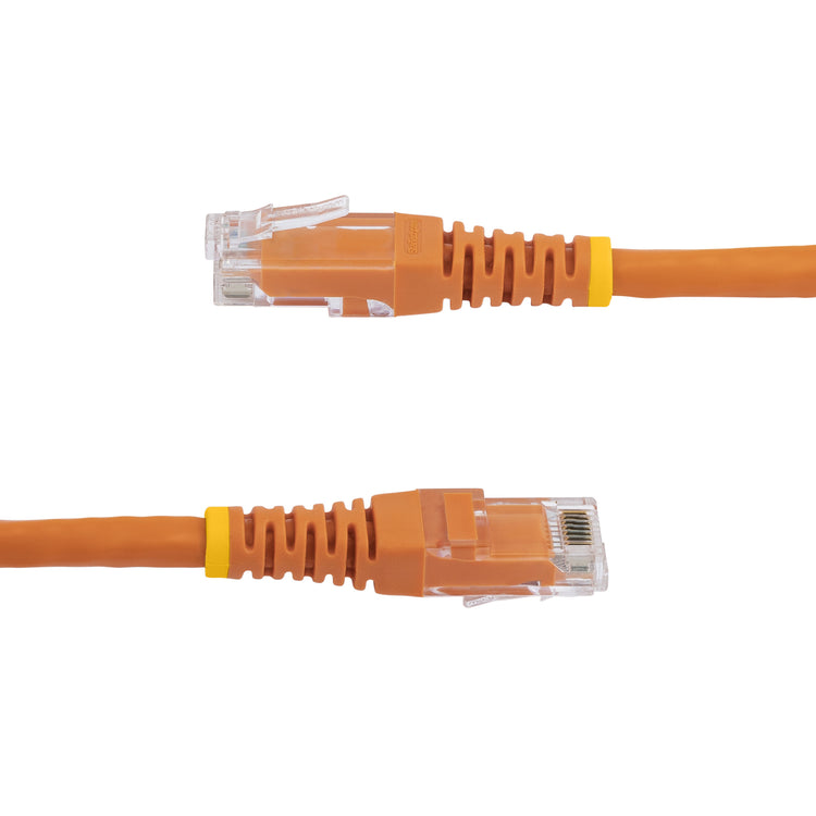 STARTECH networking cable Orange 15,2 m Cat6 U/UTP (UTP) (C6PATCH50OR) - Cartouches Certifiees