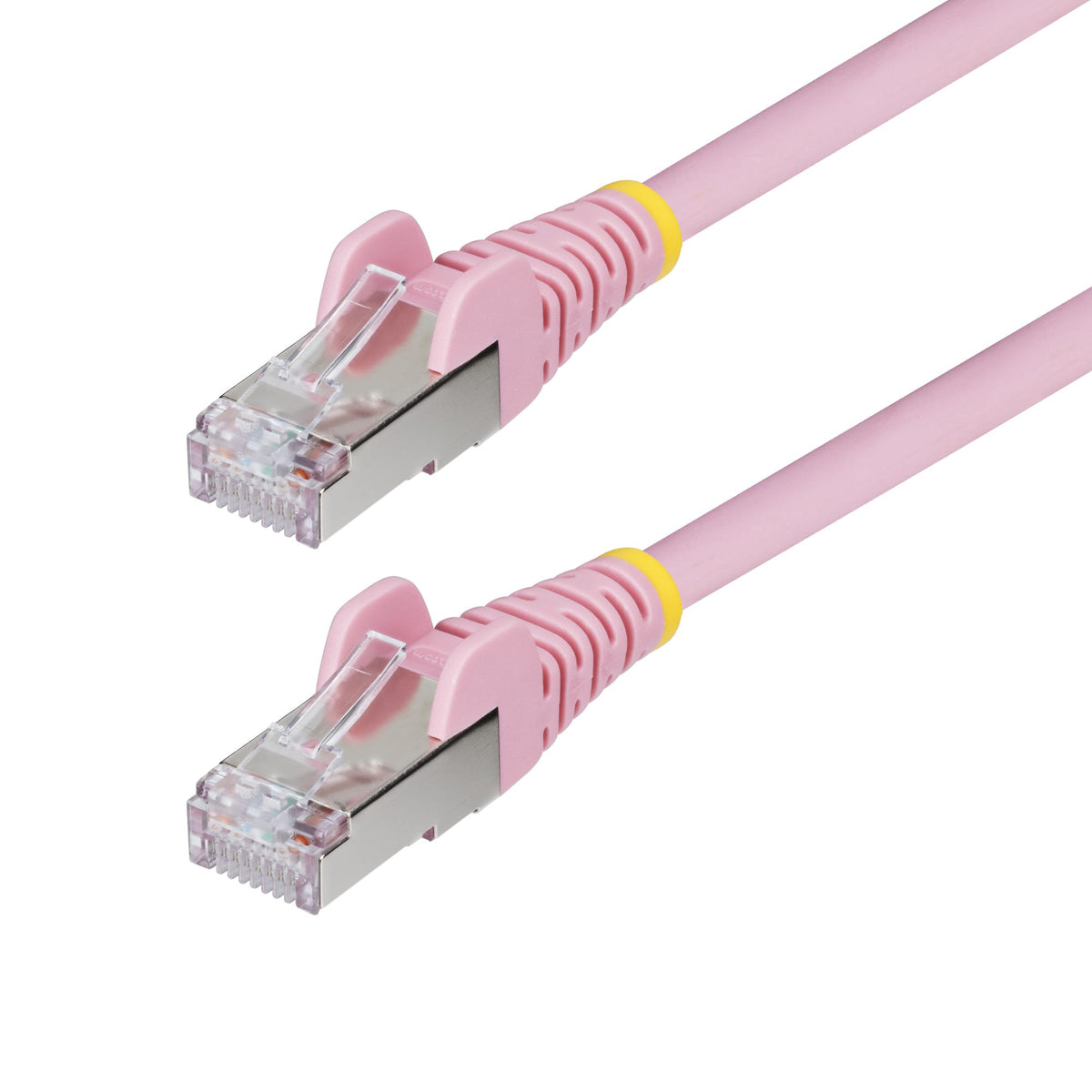 STARTECH networking cable Pink 0,2 m S/FTP (S-STP) Round (NLPN-6IN-CAT6A-PATCH) - Cartouches Certifiees