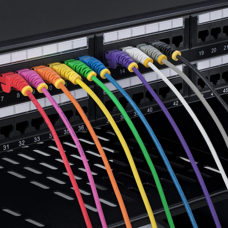 STARTECH networking cable Purple 0,6 m Cat6 U/UTP (UTP) Round (N6PAT2PLS) - Cartouches Certifiees