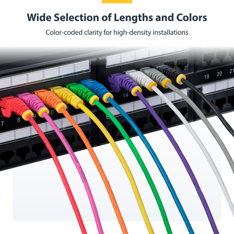 STARTECH networking cable Purple 1,2 m Cat6 U/UTP (UTP) Round (N6PAT4PLS) - Cartouches Certifiees