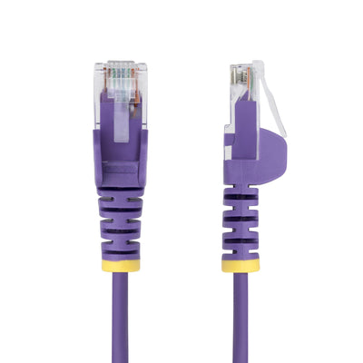 STARTECH networking cable Purple 1,2 m Cat6 U/UTP (UTP) Round (N6PAT4PLS) - Cartouches Certifiees