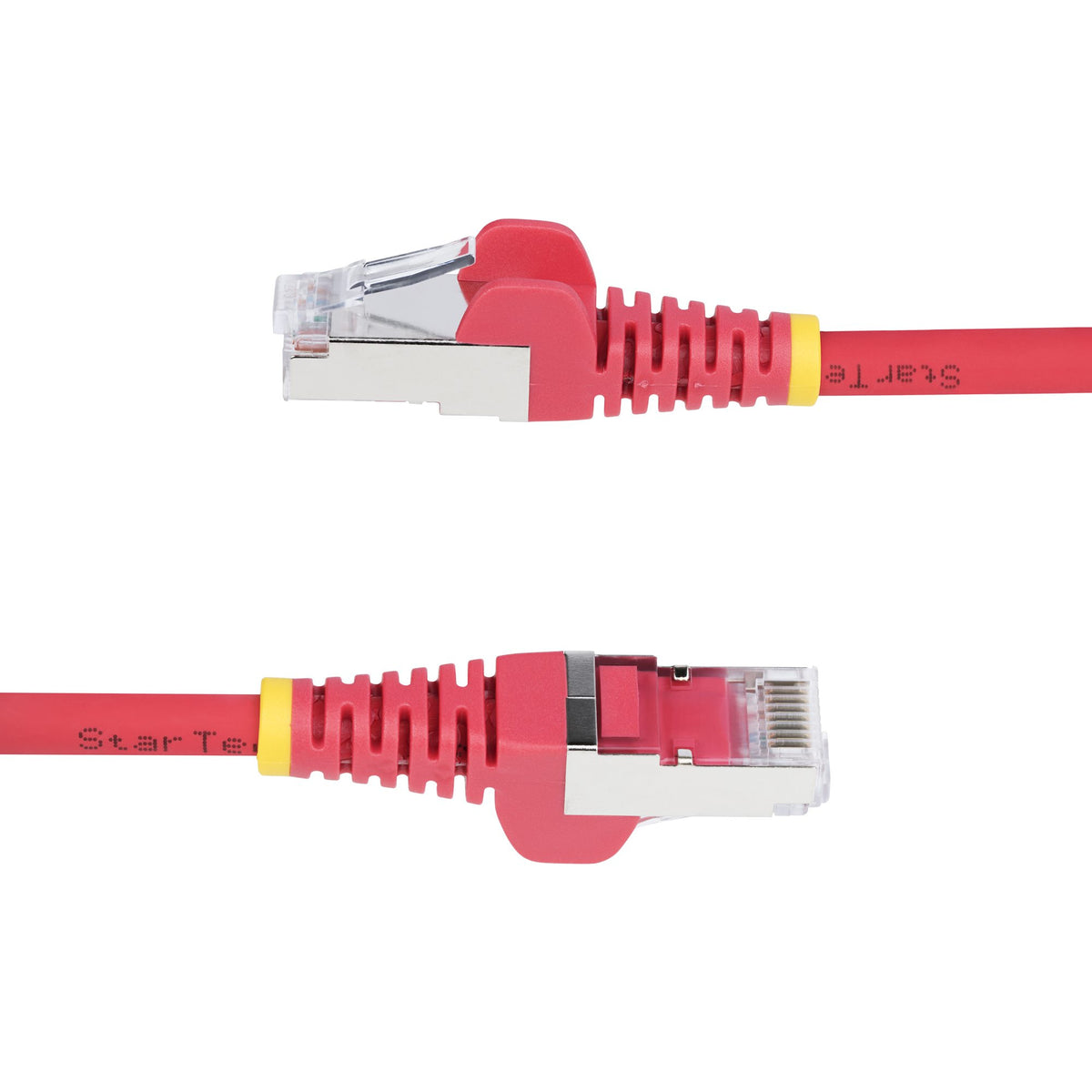 STARTECH networking cable Red 1,8 m S/FTP (S-STP) Round (NLRD-6F-CAT6A-PATCH) - Cartouches Certifiees
