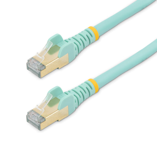 STARTECH câble de réseau Turquoise 1,2 m Cat6a (C6ASPAT4AQ)