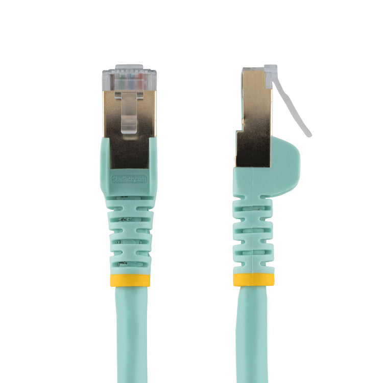 STARTECH networking cable Turquoise 1,2 m Cat6a (C6ASPAT4AQ) - Cartouches Certifiees