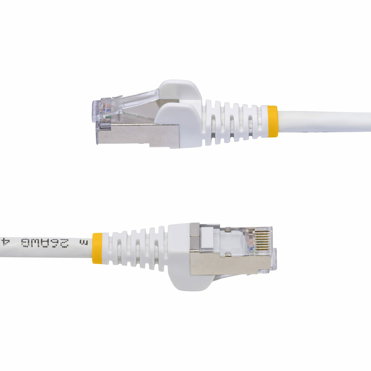 STARTECH networking cable White 0,91 m S/FTP (S-STP) Round (NLWH-3F-CAT8-PATCH) - Cartouches Certifiees