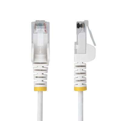 STARTECH networking cable White 1,2 m Cat6 U/UTP (UTP) Round (N6PAT4WHS) - Cartouches Certifiees