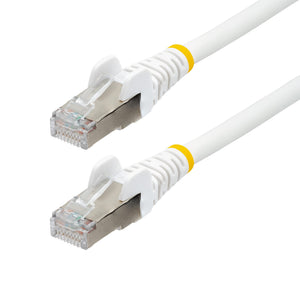 STARTECH networking cable White 15,2 m S/FTP (S-STP) Round (NLWH-50F-CAT6A-PATCH) - Cartouches Certifiees