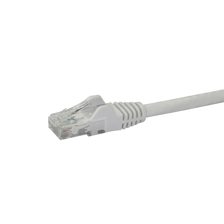 STARTECH networking cable White 7,62 m Cat6 U/UTP (UTP) (N6PATCH25WH) - Cartouches Certifiees