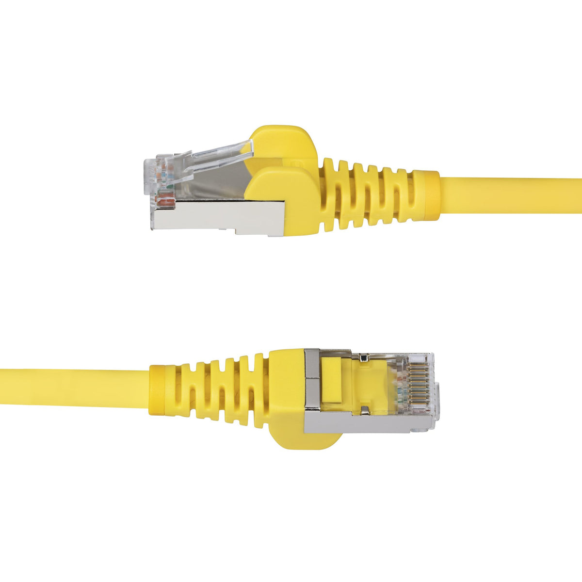 STARTECH networking cable Yellow 3 m S/FTP (S-STP) Round (NLYL-10F-CAT6A-PATCH) - Cartouches Certifiees