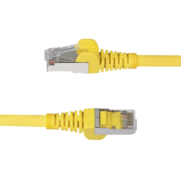 STARTECH networking cable Yellow 3 m S/FTP (S-STP) Round (NLYL-10F-CAT6A-PATCH) - Cartouches Certifiees
