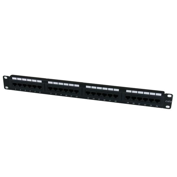 STARTECH patch panel 1U (C6PANEL24) - Cartouches Certifiees