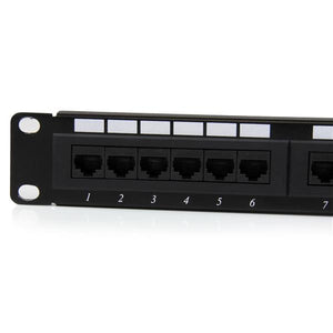STARTECH patch panel 1U (C6PANEL24) - Cartouches Certifiees