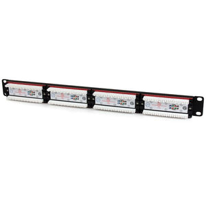STARTECH patch panel 1U (C6PANEL24) - Cartouches Certifiees