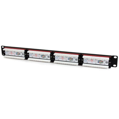 STARTECH patch panel 1U (C6PANEL24) - Cartouches Certifiees