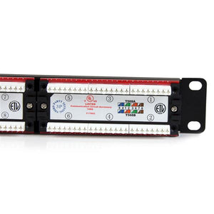 STARTECH patch panel 1U (C6PANEL24) - Cartouches Certifiees